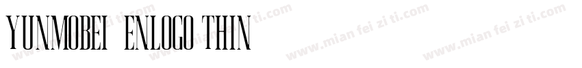 Yunmobei_enlogo Thin字体转换